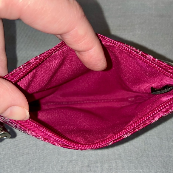 Coach Metallic Pink and Silver Wristlet - Picture 4 of 5